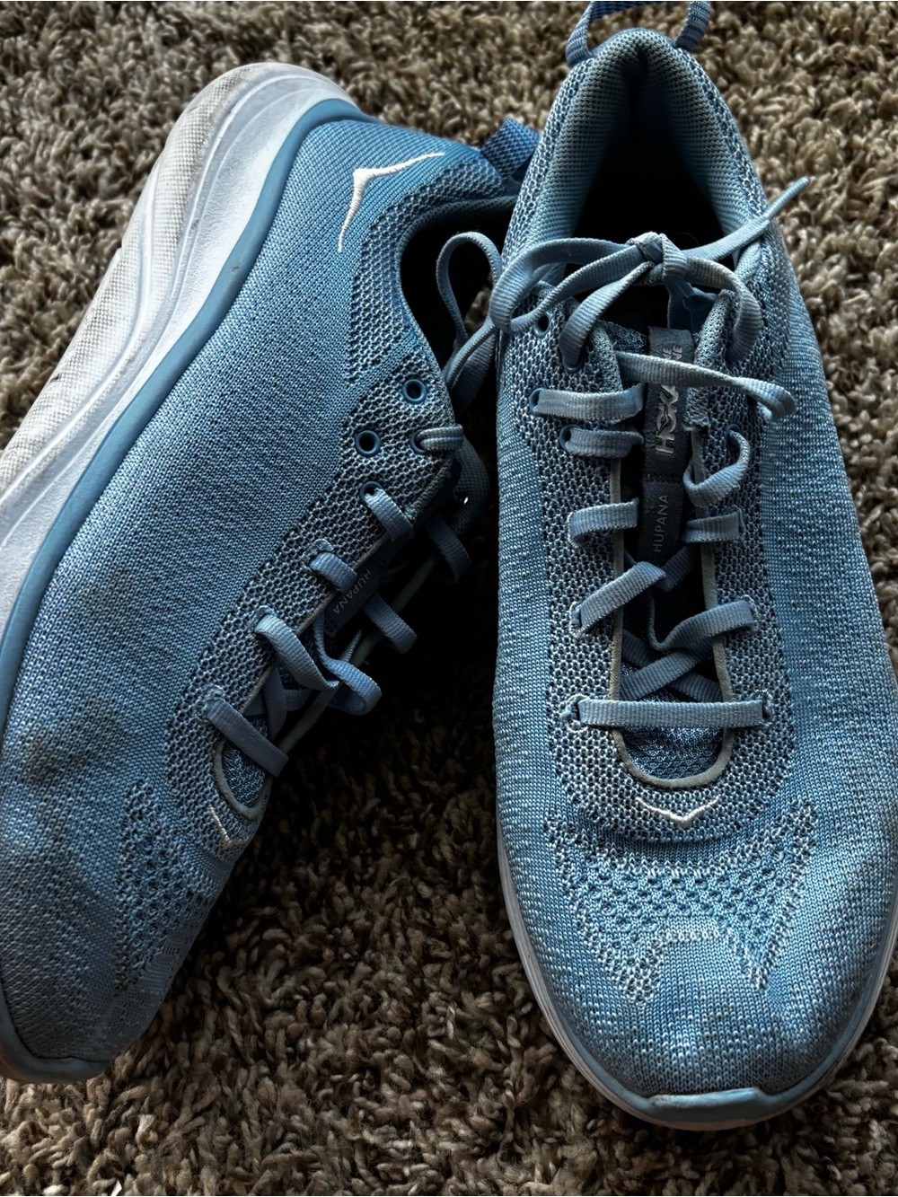 Hoka hupana Women's Light Blue Athletic Shoes women 9.5